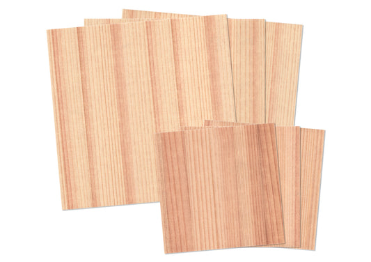 ORIGAMI 0.15mm ultra-thin wood -assorted size